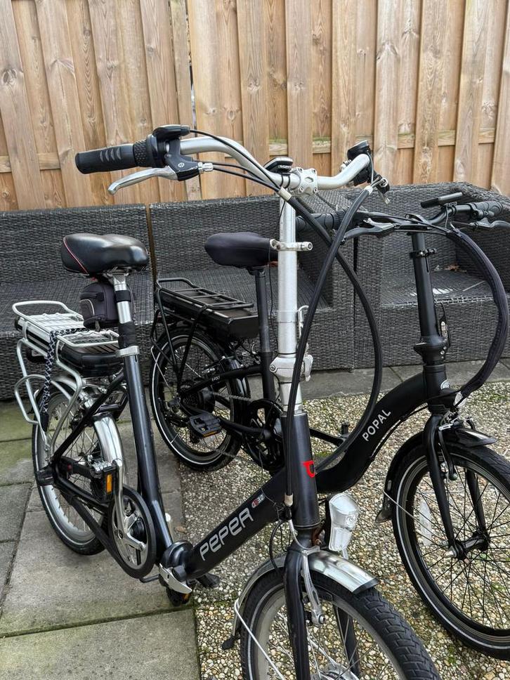 Elektrische vouwfietsen, Fietsen en Brommers, Fietsen | Vouwfietsen, Zo goed als nieuw, 20 inch of meer, Totaal opvouwbaar, Versnellingen