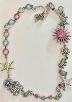 Otazu ketting pastel sterren & bloemen – speels & uniek, Verzenden, Zo goed als nieuw, Overige materialen
