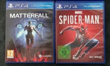Spiderman & Matterfall PlayStation 4 games! SUPER CADEAUTIP! beschikbaar voor biedingen