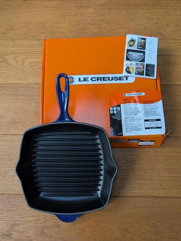 Le Creuset gietijzeren grillpan / cast-iron grill pan beschikbaar voor biedingen