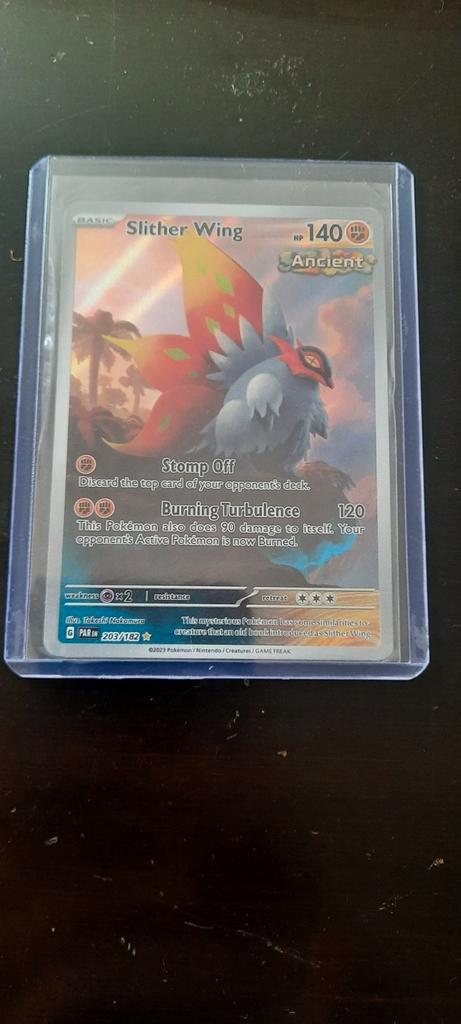 Slitherwing 203/182, Hobby en Vrije tijd, Verzamelkaartspellen | Pokémon, Zo goed als nieuw, Losse kaart, Ophalen of Verzenden