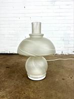 Vintage Peill & Putzler mushroom tafellamp, Minder dan 50 cm, Glas, Ophalen of Verzenden, Zo goed als nieuw