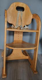 Tiamo Meegroeistoel - Houten Kinderstoel, Kinderen en Baby's, Kinderstoelen, Ophalen, Gebruikt, Meegroeistoel, Gordel(s)