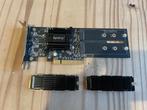 Synology M2D18 Cache card met 2 nvmi 512GB SSD’s, Ophalen, Intern, Gebruikt, Server