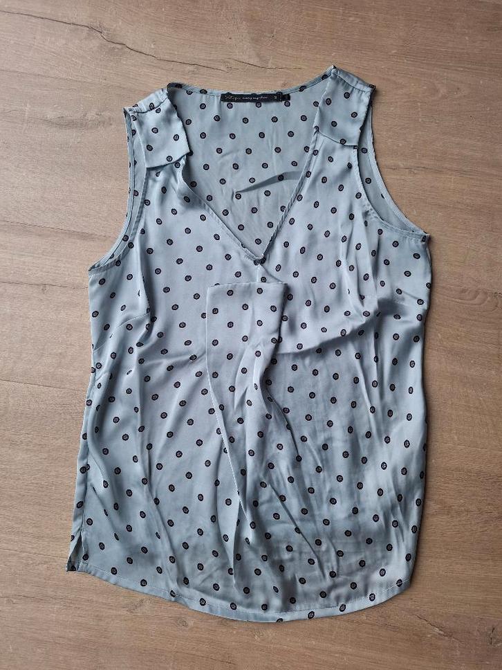 Steps top lichtblauw maat S / 36, Kleding | Dames, Tops, Zo goed als nieuw, Maat 36 (S), Blauw, Zonder mouw, Ophalen of Verzenden