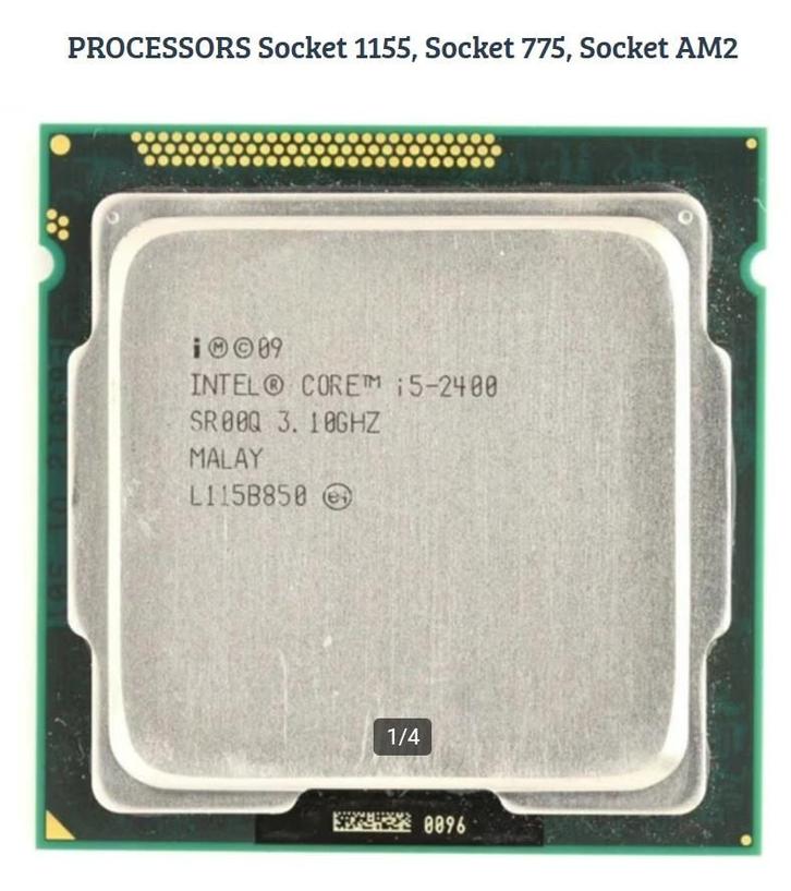 PROCESSORS  Socket 1155, Socket 775, Socket AM2, Computers en Software, Processors, 4-core, 2 tot 3 Ghz, Ophalen of Verzenden