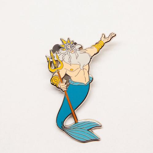 disney pin triton kleine zeemeermin, Verzamelen, Disney, Zo goed als nieuw, Beeldje of Figuurtje, Pocahontas of Kl. Zeemeermin