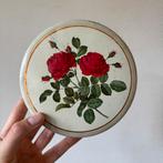 Decoratief Brocante Vintage Blik met Rozen Decor Koektrommel, Verzamelen, Ophalen of Verzenden, Gebruikt, Koek(jes)