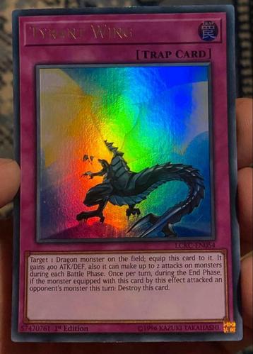 Yu-Gi-Oh! Tyrant Wing LCKC 1st Edition ! beschikbaar voor biedingen