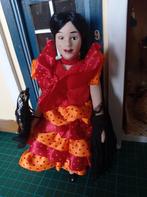 Miniatuur Spaanse Flamenco Danseres, Ophalen of Verzenden, Zo goed als nieuw, Popje