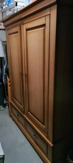 Massief Eiken Kast - 190x140cm, Huis en Inrichting, Kasten | Kledingkasten, Ophalen, Gebruikt, Eikenhout, Met deur(en)
