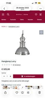 2 Rofra Home Nikkel Hanglampen - Nieuwstaat!, Huis en Inrichting, Ophalen of Verzenden, Nieuw, Metaal, Minder dan 50 cm