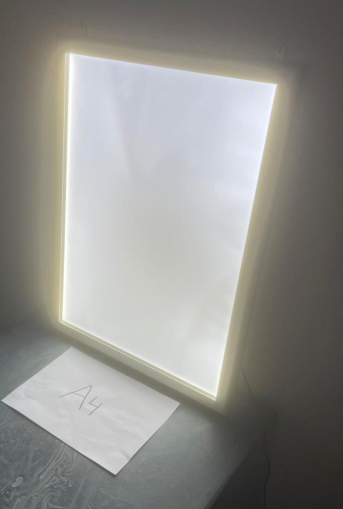 LED kliklijst A2 (64 x 47,5 cm), Audio, Tv en Foto, Fotografie | Fotolijsten, Zo goed als nieuw, Ophalen of Verzenden