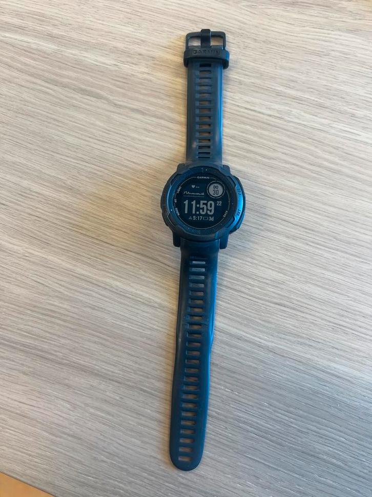 Garmin Instinct 2 Graphite, Sieraden, Tassen en Uiterlijk, Smartwatches, Gebruikt, Grijs, Afstand, Waterdicht, Ophalen