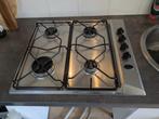 4-pits gaskookplaat, inbouw - Ignis AKL700/IX, 50x58, Witgoed en Apparatuur, Kookplaten, Ophalen, Gebruikt, 4 kookzones, Inbouw