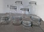 8 oude weckpotten., Antiek en Kunst, Curiosa en Brocante, Ophalen of Verzenden