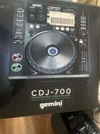 Gemini CDJ-700 Professionele Media Speler, Verzenden, Gebruikt, Draaitafel, Overige merken