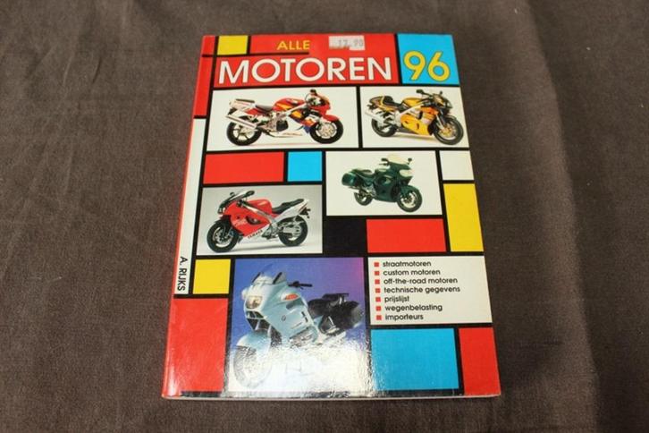 alle motoren 1996 door A.Rijks  Alk 549, Boeken, Motoren, Gelezen, Ophalen of Verzenden