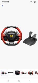 Ferrari racing stuur + pedalen, Spelcomputers en Games, Spelcomputers | Xbox | Accessoires, Ophalen, Zo goed als nieuw, Stuurtje of Sportattribuut