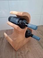 Wijnrek voor 3 flessen van massief suar hout, Huis en Inrichting, Woonaccessoires | Wijnrekken, Ophalen of Verzenden, Zo goed als nieuw