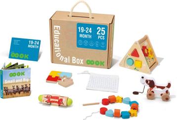Tooky Toy Educatieve Houten Speelgoed Box beschikbaar voor biedingen