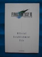 Final Fantasy 7 VII PS1 establishment file boek, Spelcomputers en Games, Games | Sony PlayStation 1, 1 speler, Nieuw, Ophalen of Verzenden