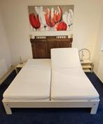 Auping Auronde bed 180x200, Huis en Inrichting, Slaapkamer | Bedden, Ophalen, Verstelbaar, Wit, Tweepersoons
