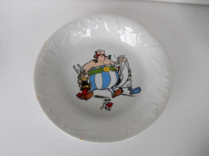 Asterix en Obelix PORCELEINEN diep Bord met Panoramix, Verzamelen, Stripfiguren, Zo goed als nieuw, Gebruiksvoorwerp, Asterix en Obelix