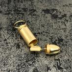 14 karaat gouden kogel kettinghanger hanger, Ophalen of Verzenden