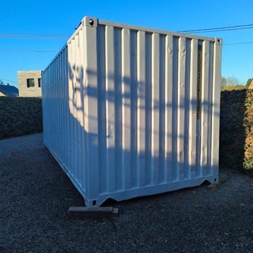 Zeecontainer 20ft - Grijs - Prima staat - CSC Gekeurd!!! beschikbaar voor biedingen