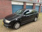 Skoda Fabia Combi 1.4i 16V Automaat, Auto's, 4 cilinders, Zwart, Stationwagon, Particulier