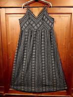 mooie boho zwart/witte jurk lang 48/50, Kleding | Dames, Grote Maten, Ophalen of Verzenden, Nieuw, Zwart, Jurk