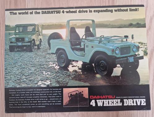 Leaflets Daihatsu Taft, Boeken, Auto's | Folders en Tijdschriften, Zo goed als nieuw, Verzenden