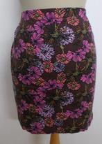 Vrolijk bloemen print rokje! M, Kleding | Dames, Rokken, Maat 38/40 (M), Bruin, Ophalen of Verzenden, Zo goed als nieuw