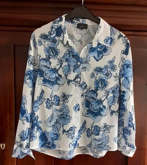 NIEUWE MONARI BLOUSE, lange mouw, maat 36, ongedragen!, Kleding | Dames, Blouses en Tunieken, Nieuw, Maat 36 (S), Blauw, Ophalen of Verzenden
