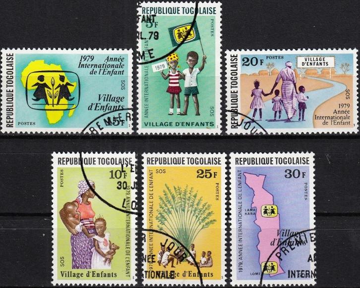 Togo - 1979 - JVK-4 - Kinderen - Jaar van het Kind - SOS, Postzegels en Munten, Postzegels | Afrika, Gestempeld, Overige landen