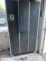 Metalen lockerkast met 6 vakken - Garage/Werkplaats, Huis en Inrichting, Kasten | Lockerkasten, Ophalen of Verzenden, Gebruikt