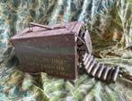 .50 munitiekist met geslagen hulzen, Verzamelen, Ophalen of Verzenden, Landmacht, Hulzen of Bodemvondsten