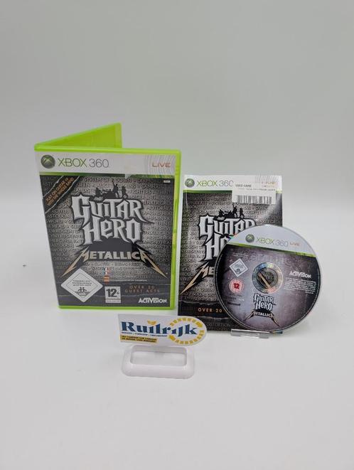 Guitar Hero Metallica - Xbox 360 game, Spelcomputers en Games, Games | Xbox 360, Zo goed als nieuw, Muziek, 1 speler, Vanaf 12 jaar