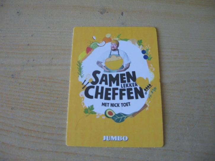 Samen lekker Cheffen, Verzamelen, Supermarktacties, Jumbo, Ophalen of Verzenden