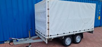 Anssems psx plateauwagen met huif  beschikbaar voor biedingen