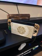 Nintendo Switch OLED Zelda edition, Ophalen of Verzenden, Zo goed als nieuw, Met 1 controller, Switch OLED