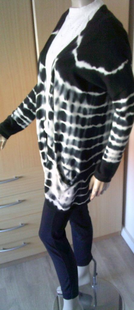 AAIKO Tie dey zwart vest maat L, Kleding | Dames, Truien en Vesten, Gedragen, Maat 42/44 (L), Zwart, Verzenden