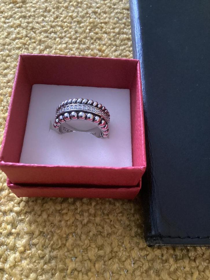Ti Sento ring maat 52, Sieraden, Tassen en Uiterlijk, Ringen, Nieuw, Dame, 17 tot 18, Zilver, Zilver, Ophalen