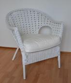 Heel nette witte rieten / rotan stoel FINNTORP van IKEA, Riet of Rotan, Wit, Zo goed als nieuw, Eén