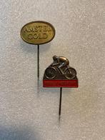 2 oude speldjes wielrennen, Verzamelen, Speldjes, Pins en Buttons, Verzenden, Zo goed als nieuw, Sport, Speldje of Pin