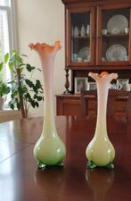 Twee prachtige Murano vazen, Antiek en Kunst, Antiek | Glas en Kristal, Ophalen