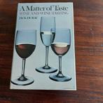 A Matter of Taste , Winetasting, Ophalen of Verzenden, Gelezen, Jack Durac, Overige gebieden