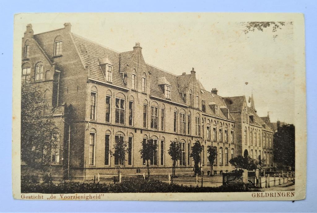 GELDERINGEN Steenwijkerwold gebouw Gesticht De Voorzienighei, Ophalen of Verzenden, 1920 tot 1940, Gelopen, Overijssel
