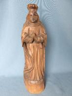 Maria beeld in hout - 19e - 20e eeuw, Antiek en Kunst, Ophalen of Verzenden